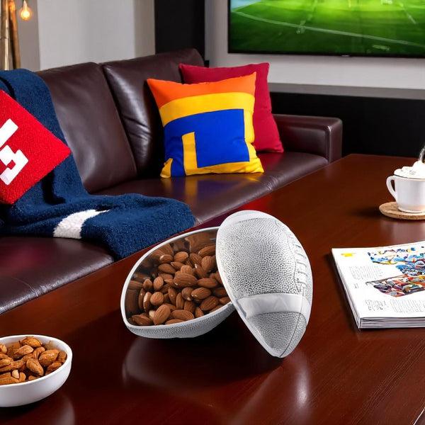 Arthur Court Football Lidded Box Catchall