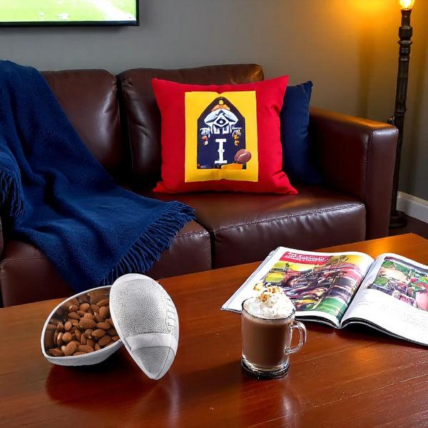 Arthur Court Football Lidded Box Catchall