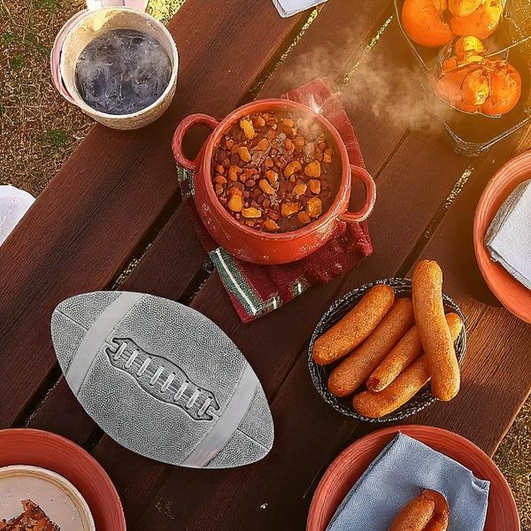 Arthur Court Football Metal Trivet