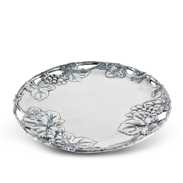 arthur court Grape 12 Round Plate