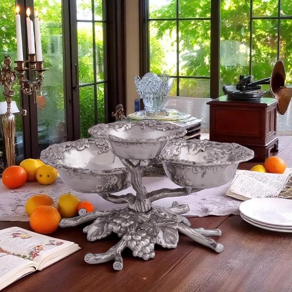 Arthur Court Grape 3-Tiered Bowl