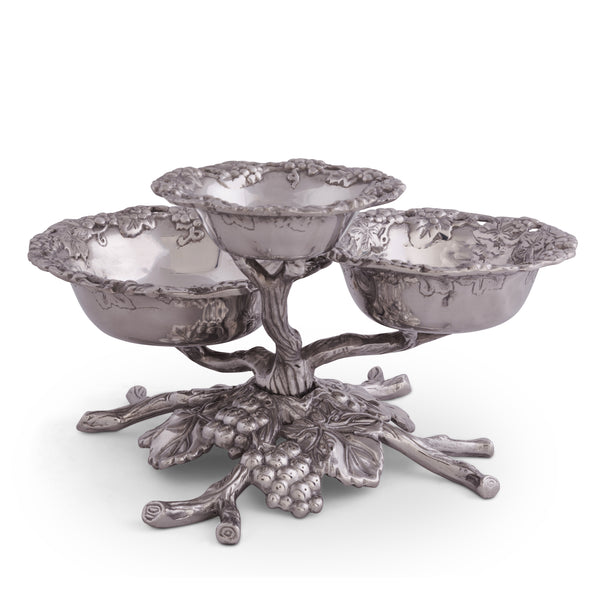 arthur court Grape 3-Tiered Bowl
