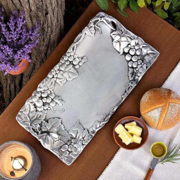 Arthur Court Grape Bread Tray 6x12