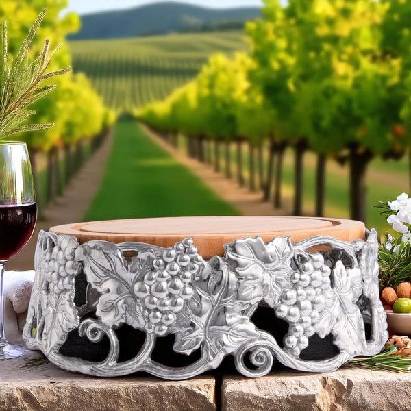 Arthur Court Grape Cheese Pedestal