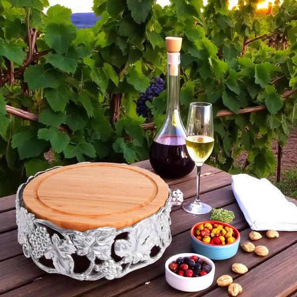 Arthur Court Grape Cheese Pedestal