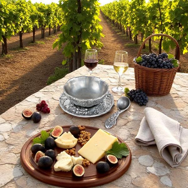 Arthur Court Grape Condiment Server