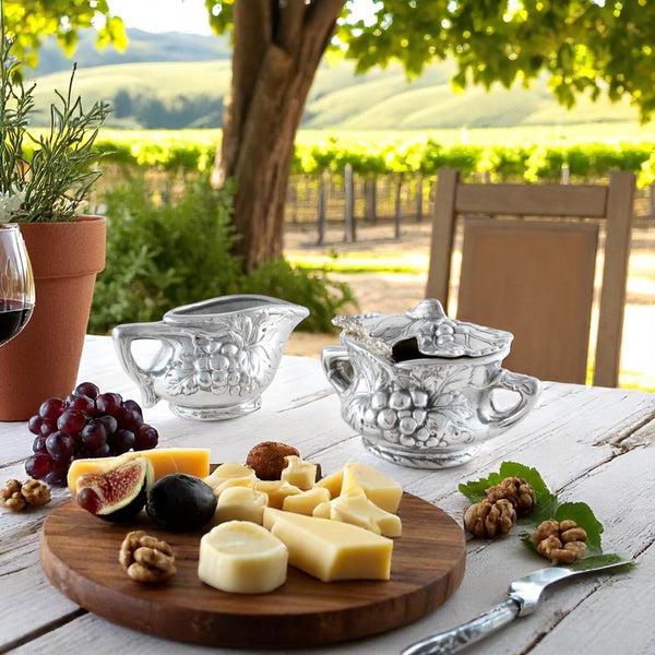 Arthur Court Grape Creamer Set