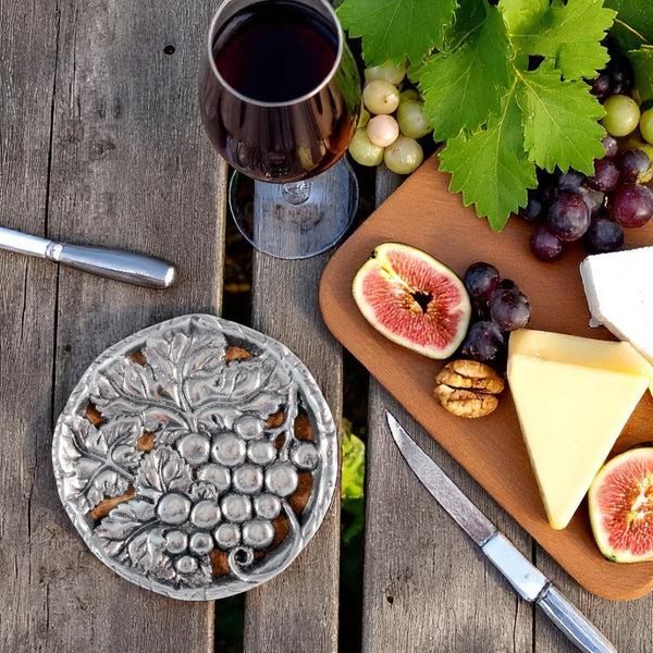 Arthur Court Grape Drink Coaster Set Of 4