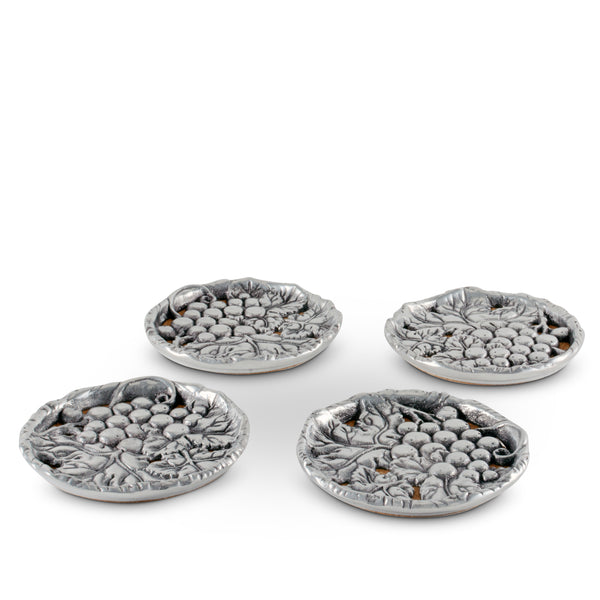 arthur court Grape Drink Coaster Set of 4