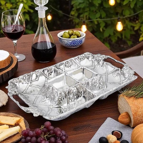 Arthur Court Grape Entertainment Tray