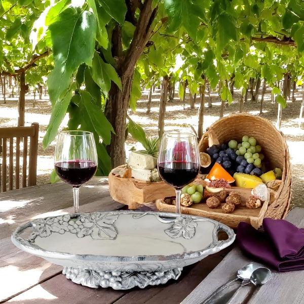 Arthur Court Grape Footed Side Dish