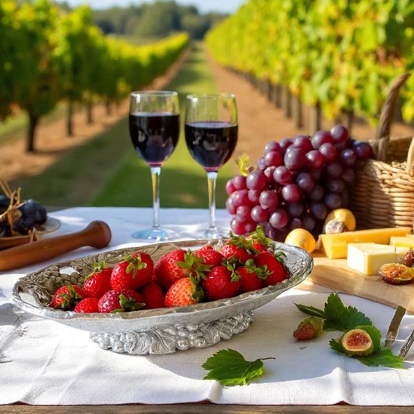 Arthur Court Grape Footed Side Dish