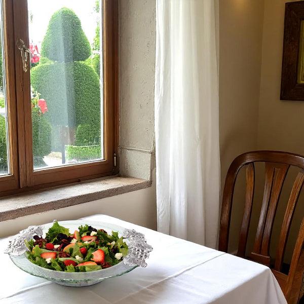 Arthur Court Grape Glass Salad Bowl