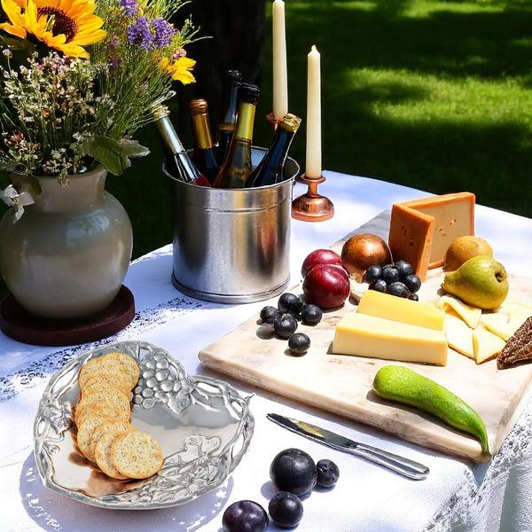 Arthur Court Grape Heart Coupe Tray