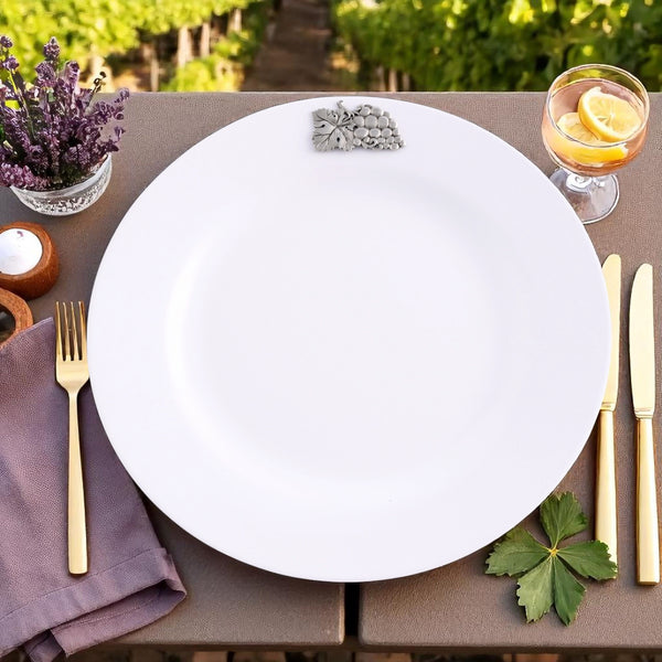 Arthur Court Grape Melamine Lunch Plates - Set Of 4