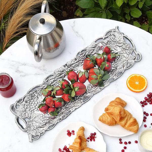 Arthur Court Grape Oblong Tray