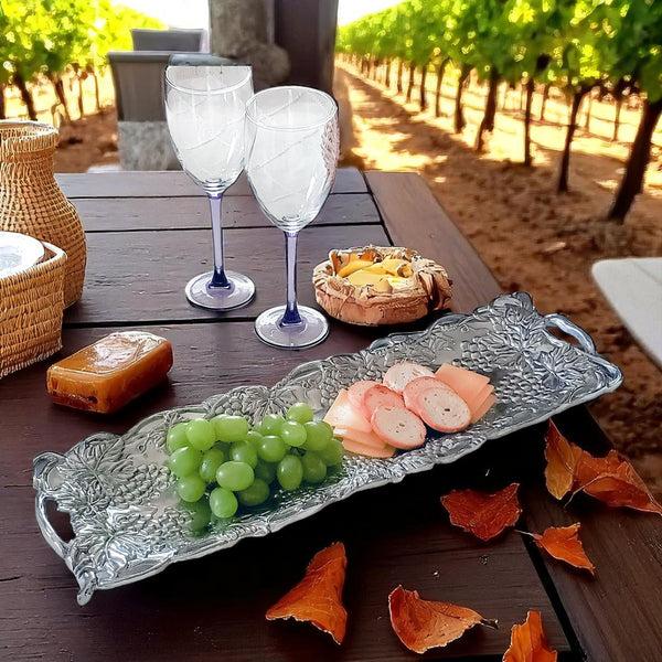 Arthur Court Grape Oblong Tray