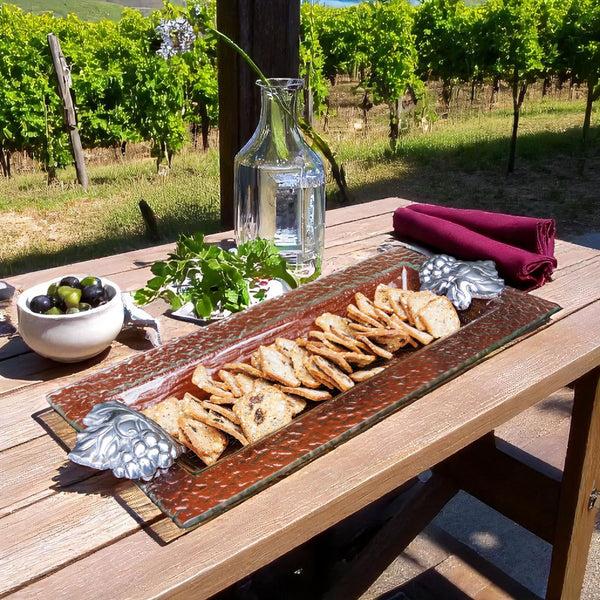 Arthur Court Grape Oblong Tray