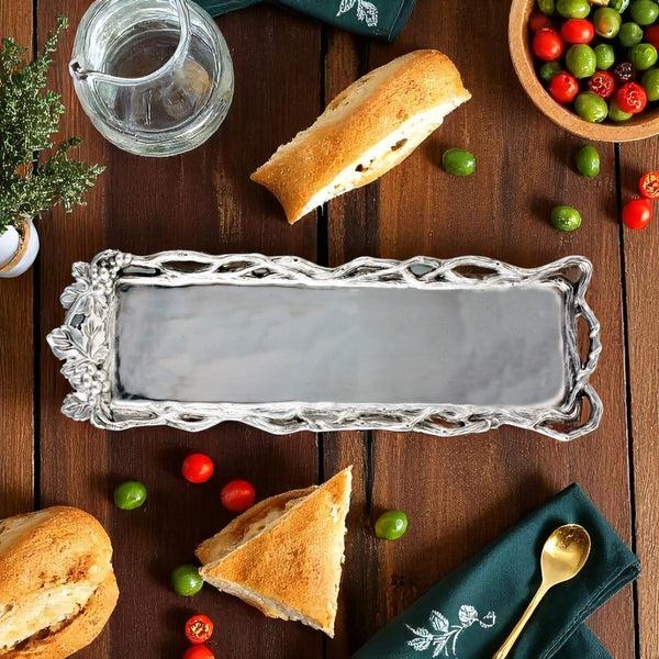 Arthur Court Grape Open Vine Oblong Tray
