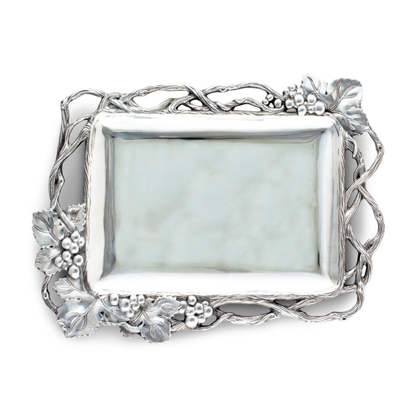 arthur court Grape Open Vine Rectangle Tray