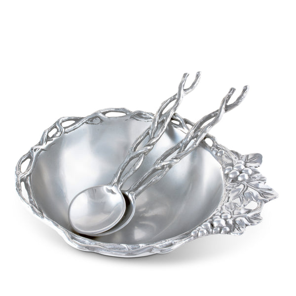arthur court Grape Open Vine Salad Set 3-Pc