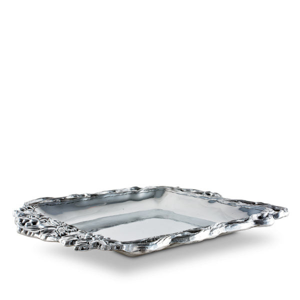 Arthur Court Grape Open Vine Square Tray 12