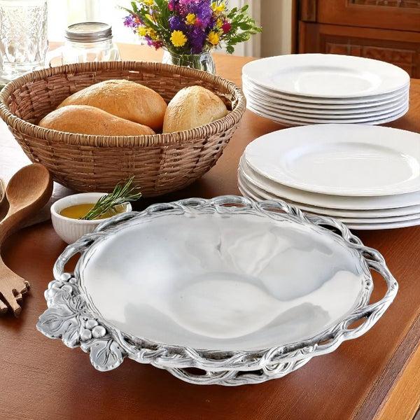 Arthur Court Grape Open Vine Vegetable Dish