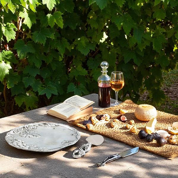Arthur Court Grape Plate With Server