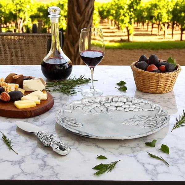 Arthur Court Grape Plate With Server