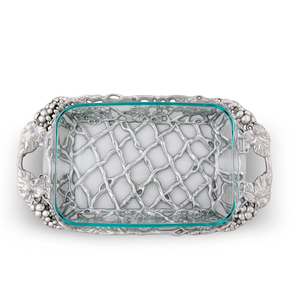 Arthur Court Grape Pyrex Holder 3qt