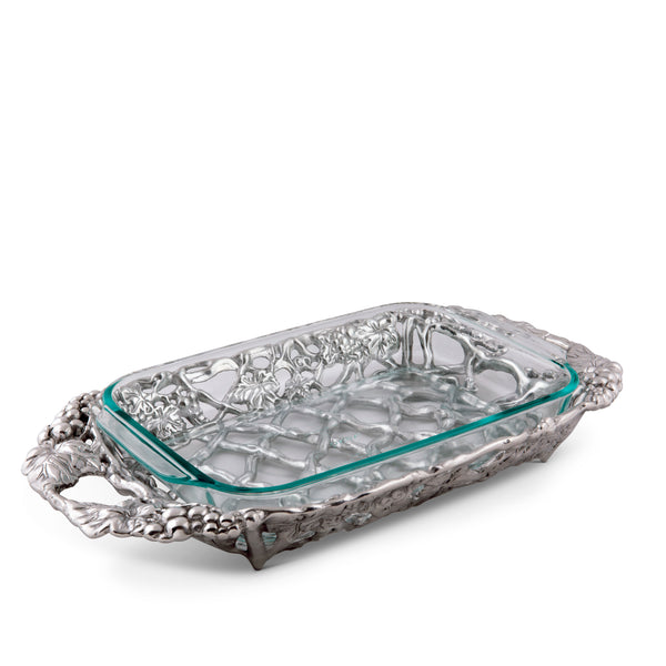 arthur court Grape Pyrex Holder 3qt