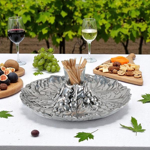 Arthur Court Grape Tidbit Tray