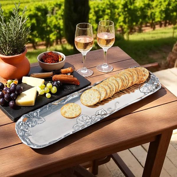 Arthur Court Grape Vineyard Oblong Tray