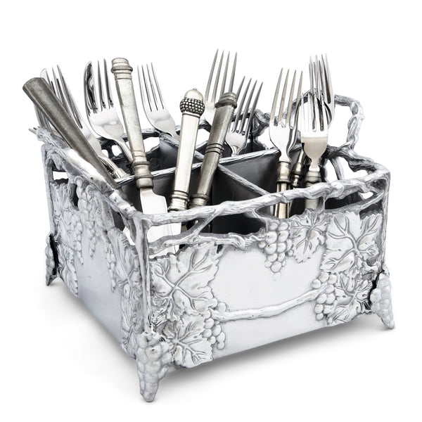 arthur court Grapevine Flatware Caddy