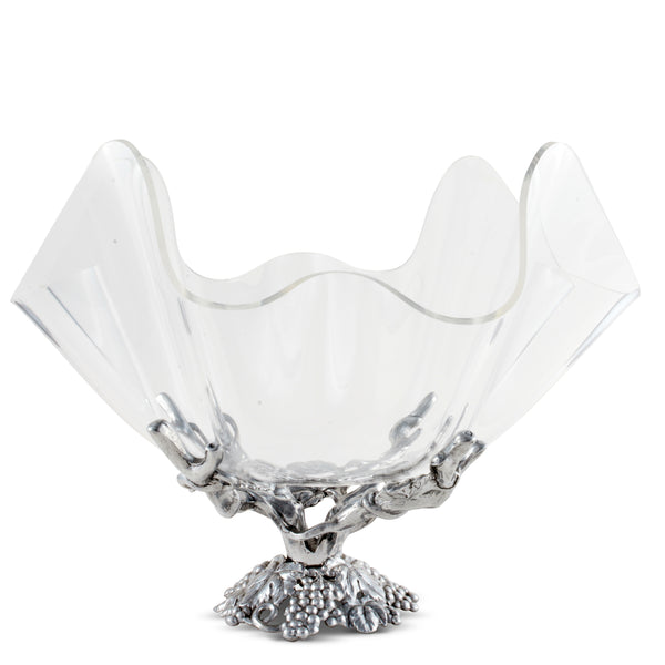 arthur court Grapevine Stand Acrylic Bowl 14