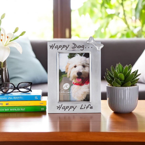 Arthur Court Happy Dog 4 X 6 Frame