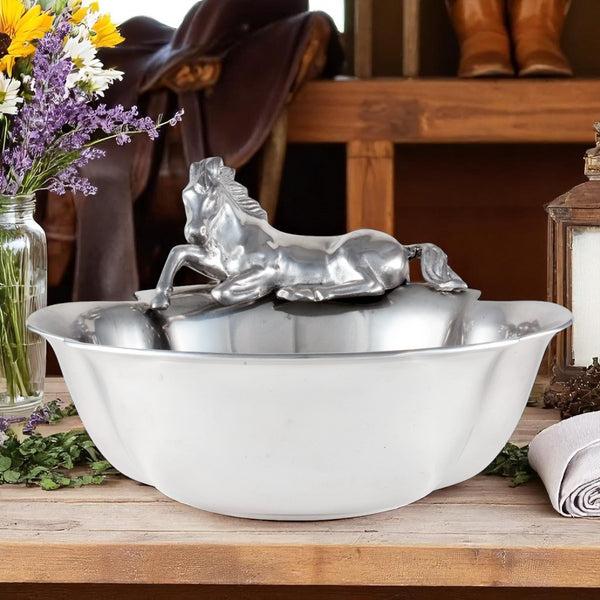 Arthur Court Horse 12-1/2 Bowl