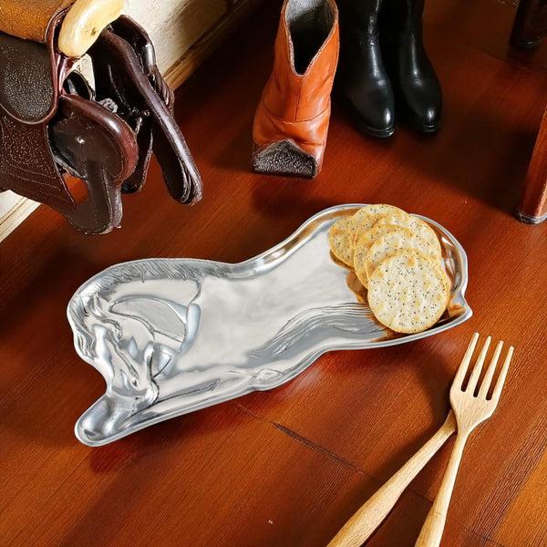 Arthur Court Horse Figural 6X12 Tray