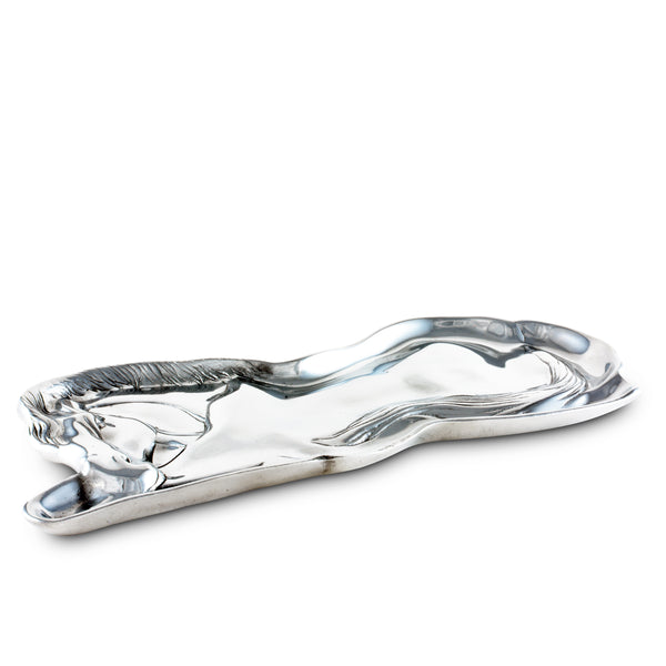 Arthur Court Horse Figural 6X12 Tray
