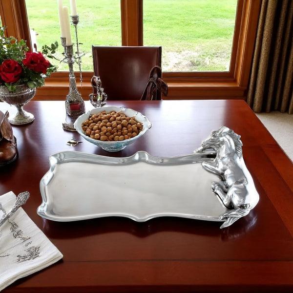Arthur Court Horse Figural Platter