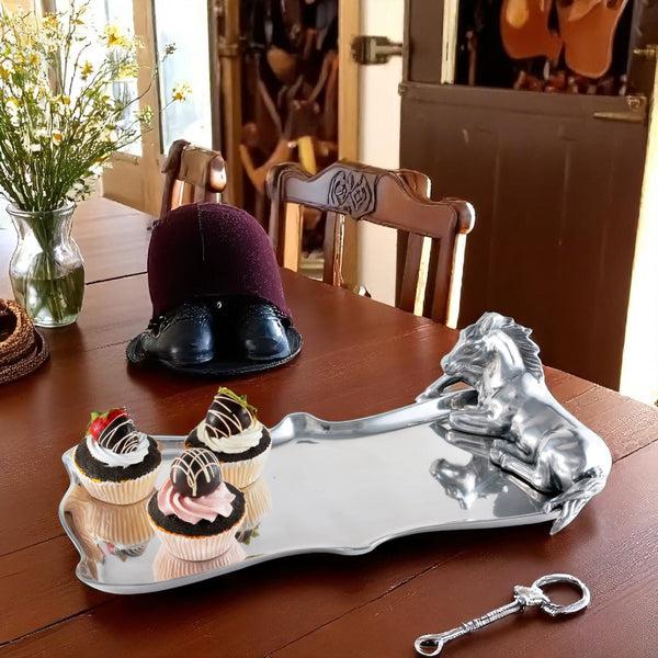 Arthur Court Horse Figural Platter