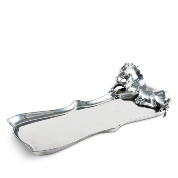 arthur court Horse Figural Platter