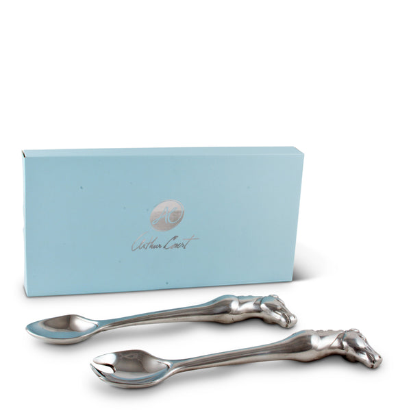 Arthur Court Horse Figural Serving Set-Set/2