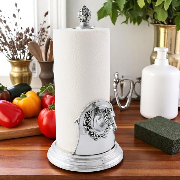 Arthur Court Horse Head Paper Towel Holder