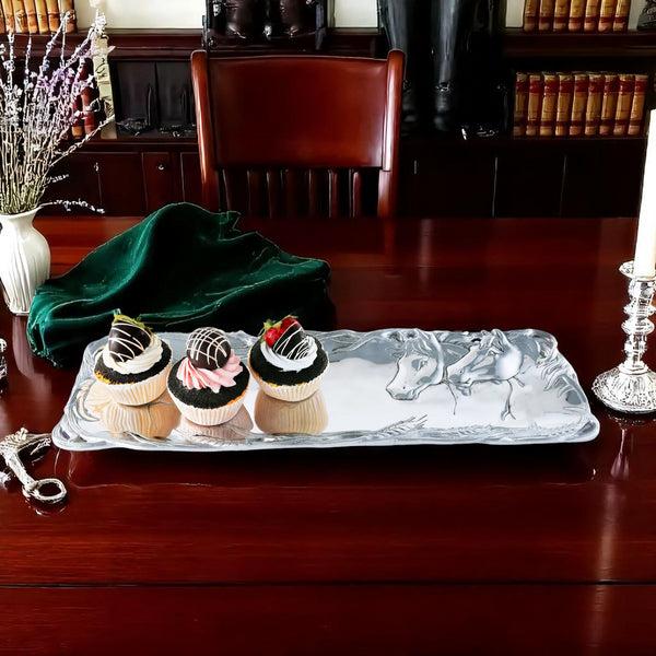 Arthur Court Horse Oblong Tray