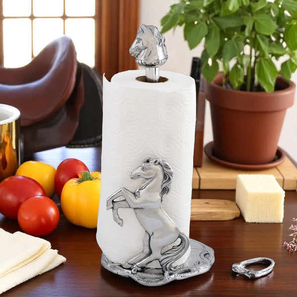 Arthur Court Horse Paper Towel Holder