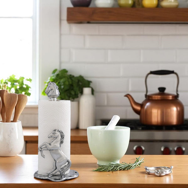 Arthur Court Horse Paper Towel Holder