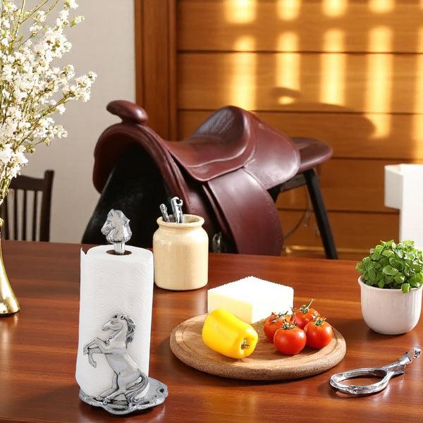 Arthur Court Horse Paper Towel Holder
