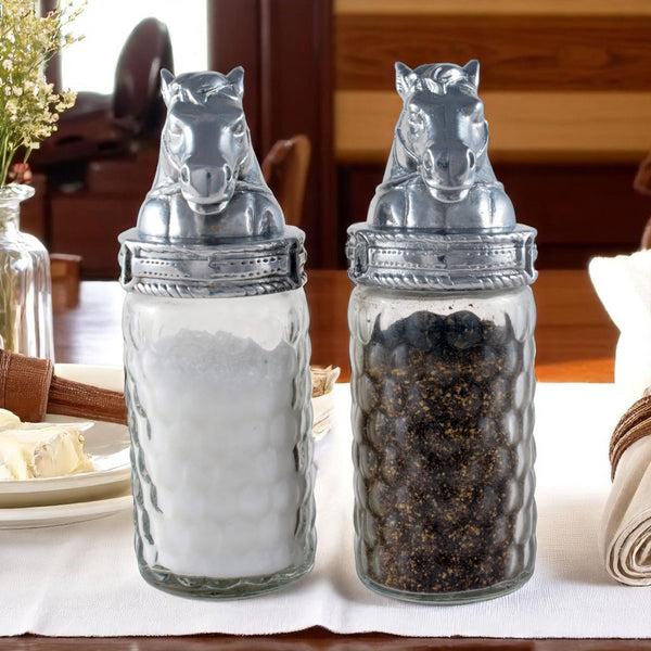 Arthur Court Horse Salt And Pepper Set