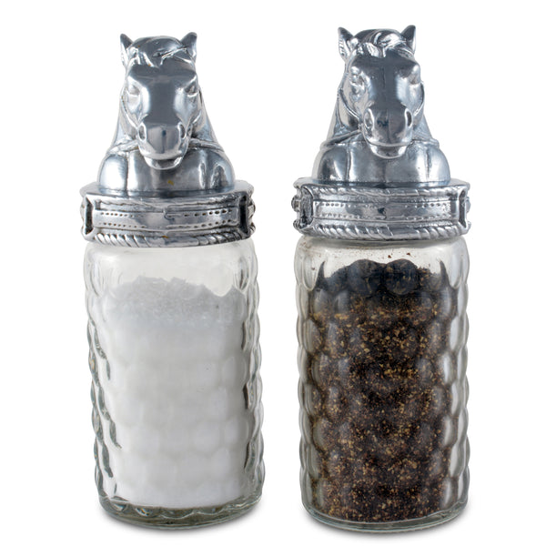 arthur court Horse Salt and Pepper Set
